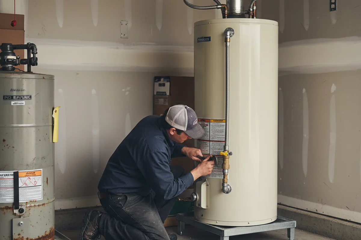 Water heater and shutoff valve replacement in Blountstown